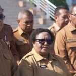 Wamendagri Ribka Haluk memimpin Apel Kesadaran ASN Pemprov NTT di Kupang, 21 September 2026